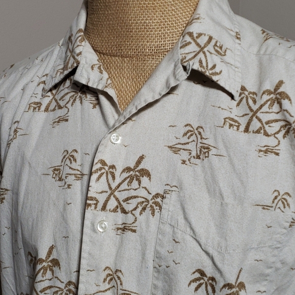 Tommy hilfiger Hawaiian palm tree short sleeve - Picture 1 of 5